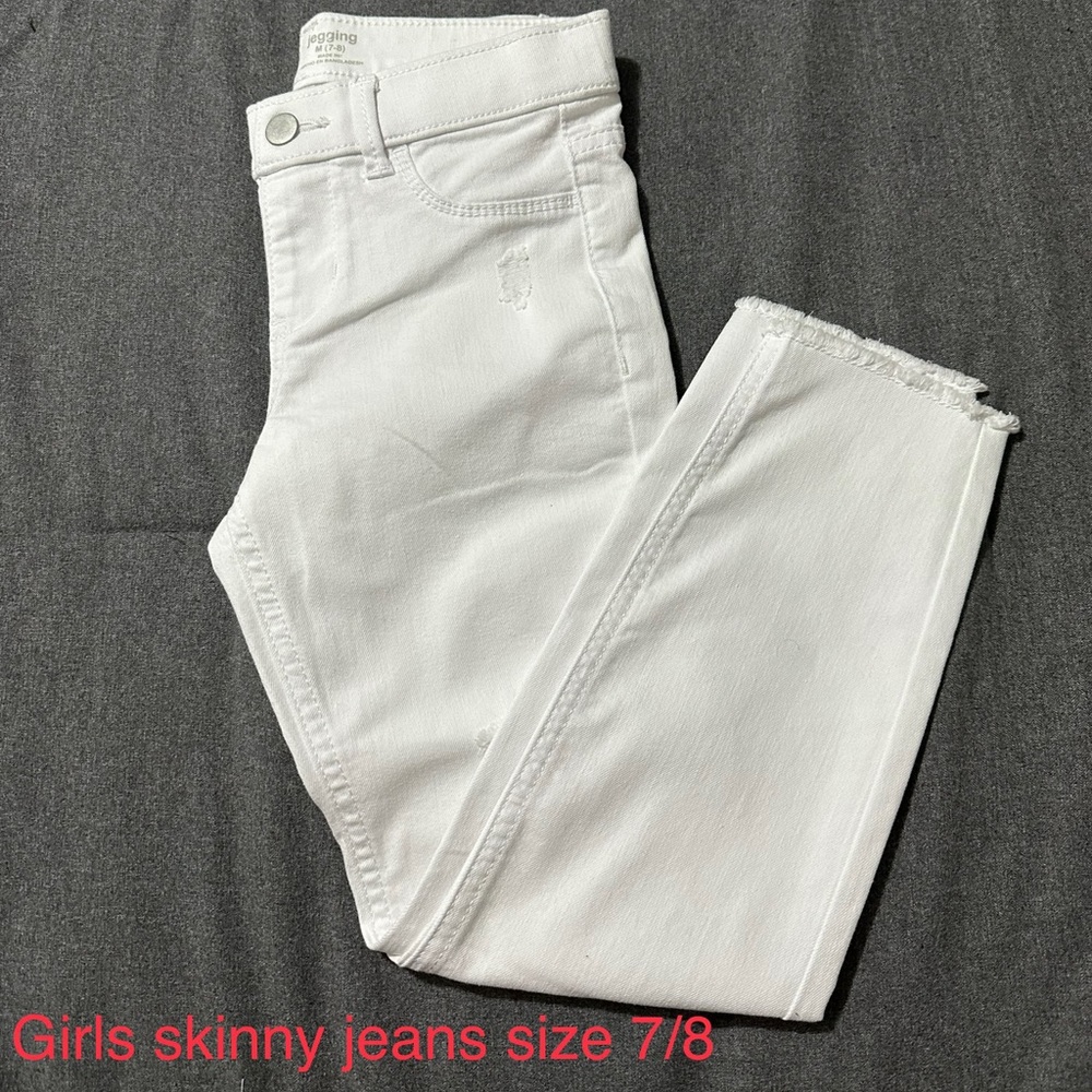 Girls skinny jeans size 7/8